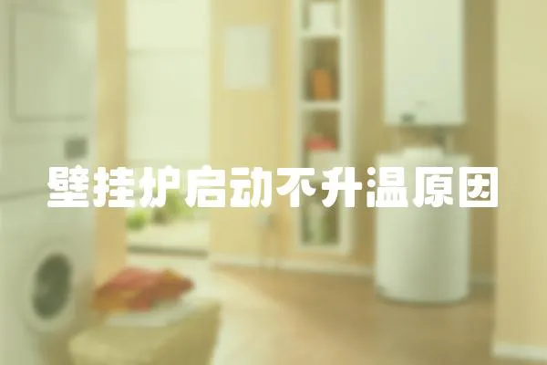 壁掛爐啟動不升溫原因