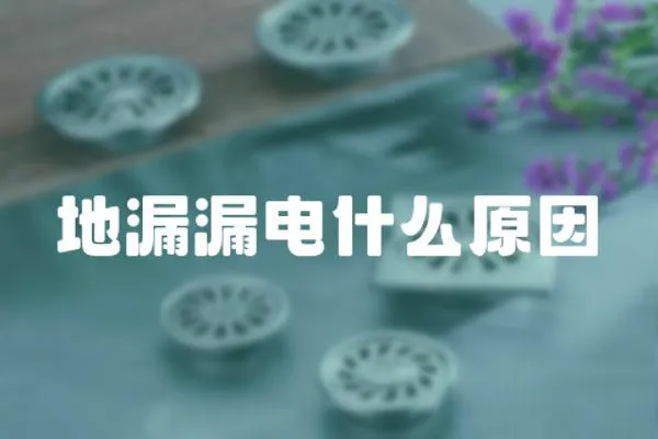 地漏漏電什么原因