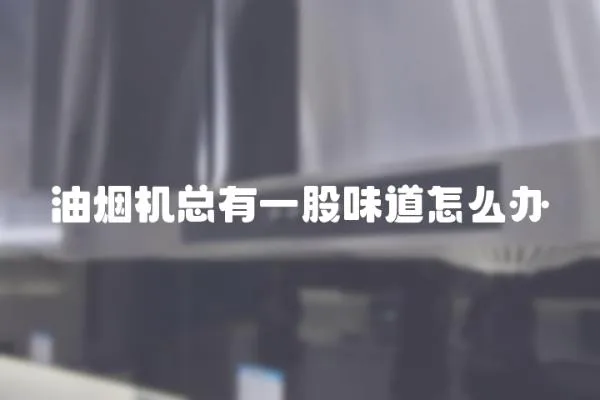 油煙機總有一股味道怎么辦