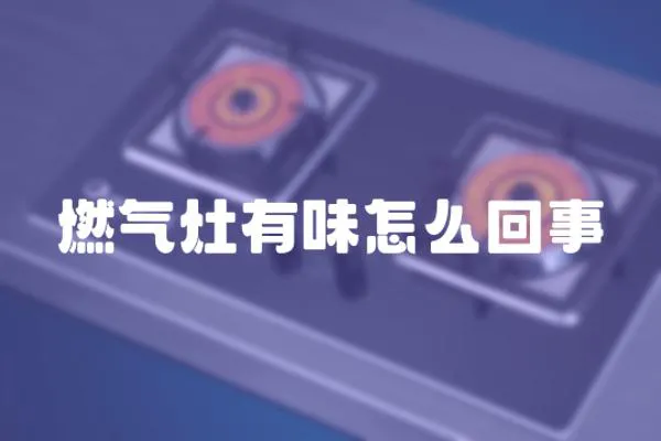 燃氣灶有味怎么回事