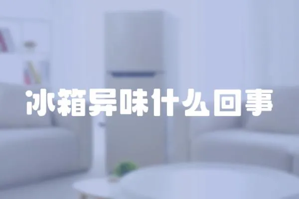 冰箱異味什么回事