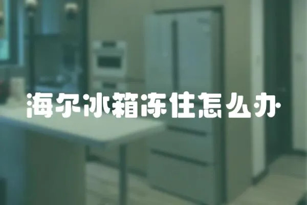 海爾冰箱凍住怎么辦