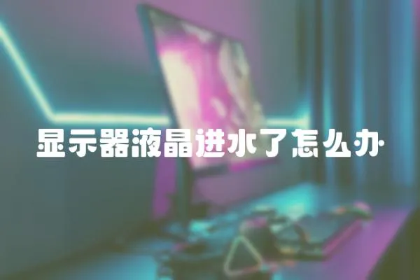 顯示器液晶進水了怎么辦