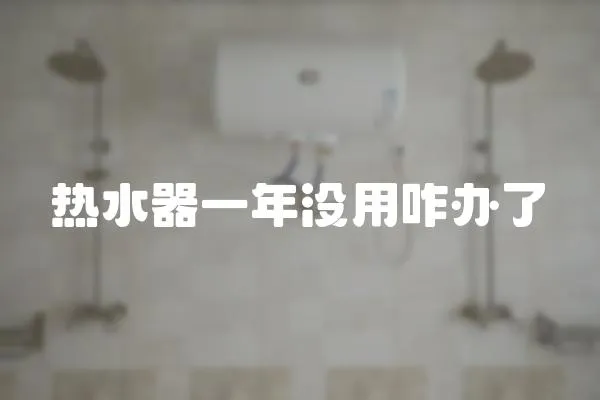 熱水器一年沒用咋辦了