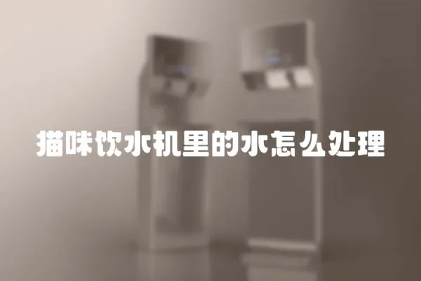 貓咪飲水機里的水怎么處理