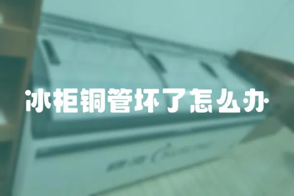 冰柜銅管壞了怎么辦