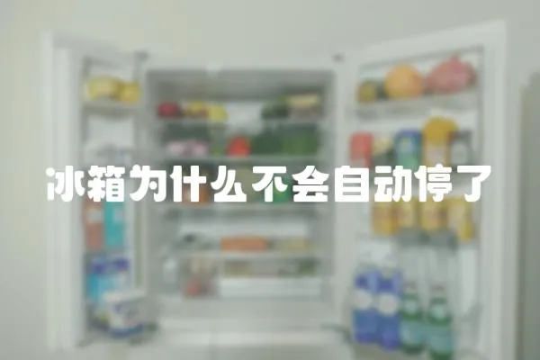 冰箱為什么不會自動停了