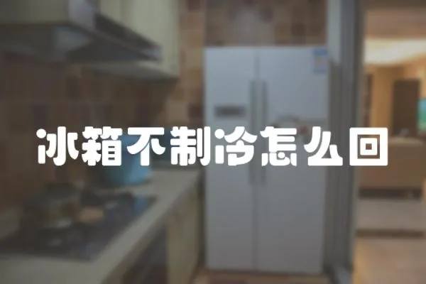 冰箱不制冷怎么回