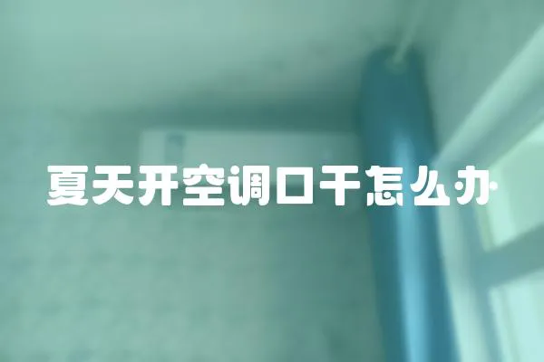 夏天開空調(diào)口干怎么辦