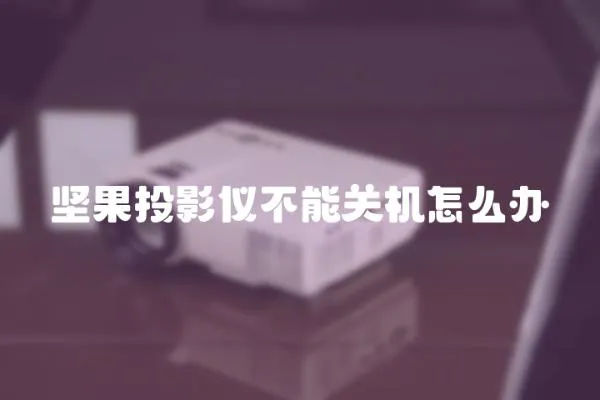 坚果投影仪不能关机怎么办