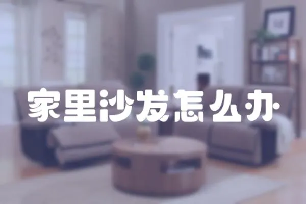 家里沙發(fā)怎么辦