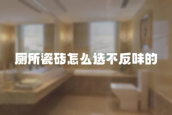 廁所瓷磚怎么選不反味的