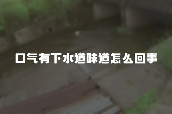 口氣有下水道味道怎么回事