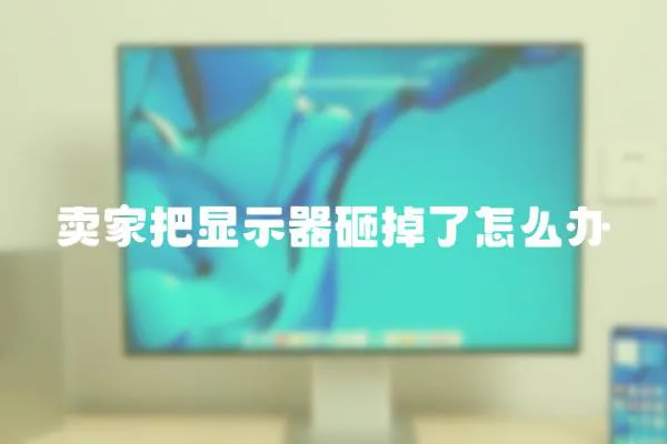 賣家把顯示器砸掉了怎么辦