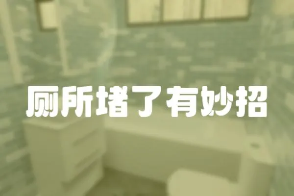 廁所堵了有妙招