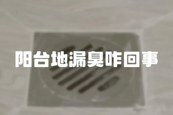 陽臺地漏臭咋回事