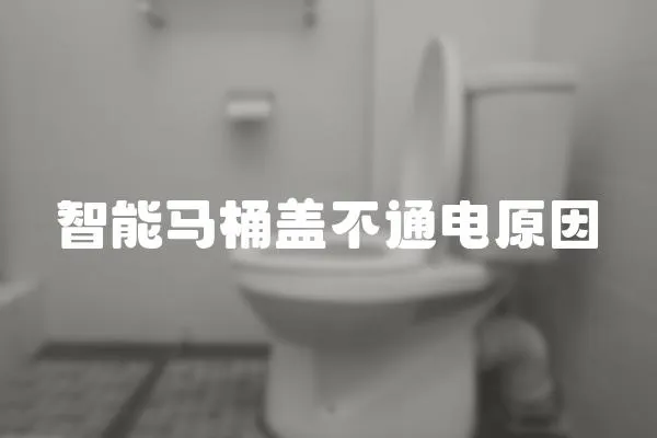智能馬桶蓋不通電原因