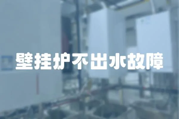 壁掛爐不出水故障