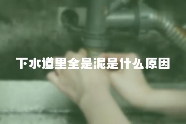下水道里全是泥是什么原因