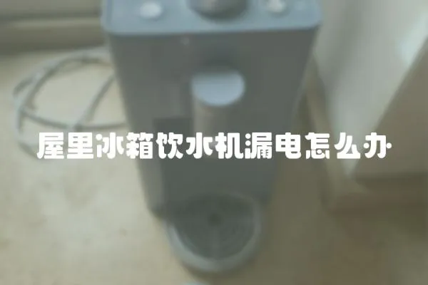 屋里冰箱飲水機漏電怎么辦