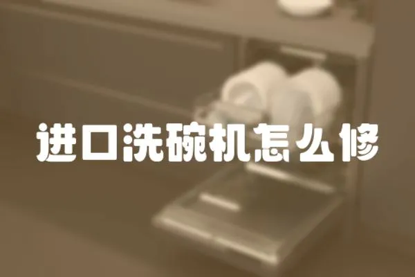 進(jìn)口洗碗機(jī)怎么修