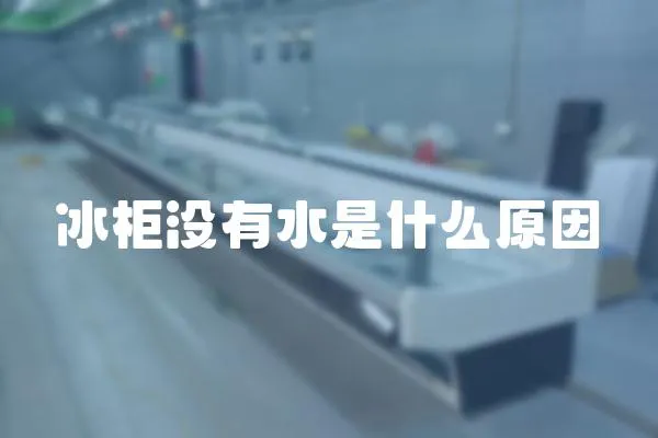 冰柜沒(méi)有水是什么原因