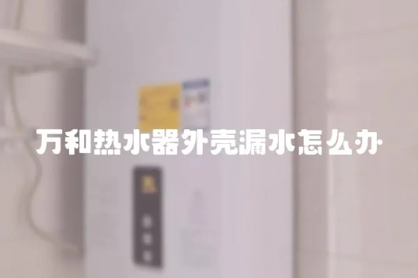 萬和熱水器外殼漏水怎么辦