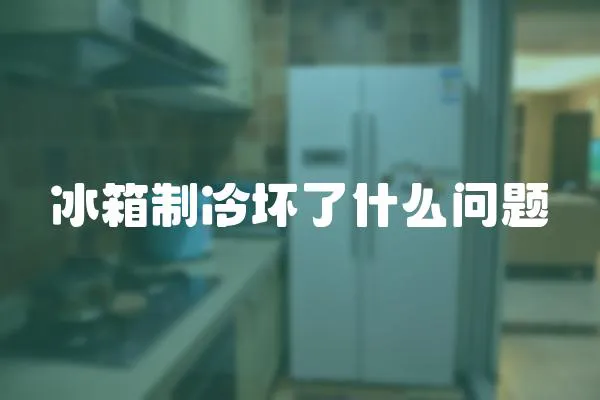 冰箱制冷壞了什么問題