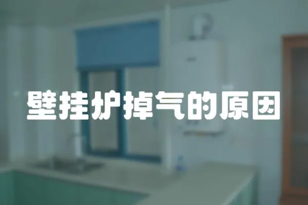 壁掛爐掉氣的原因