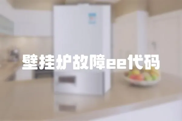 壁掛爐故障ee代碼