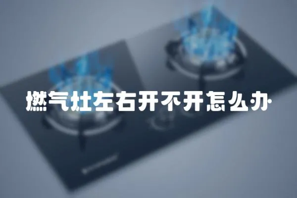 燃氣灶左右開不開怎么辦