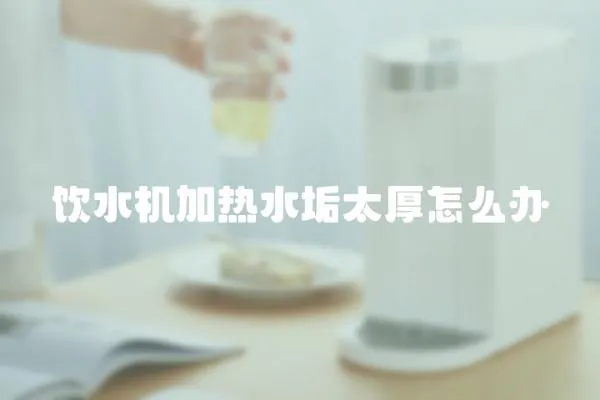 飲水機加熱水垢太厚怎么辦