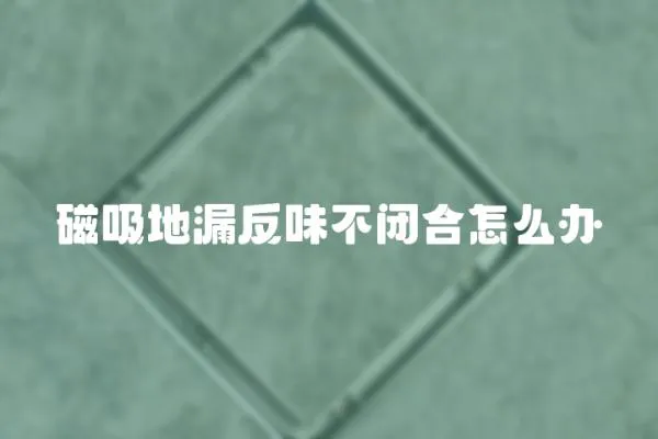 磁吸地漏反味不閉合怎么辦