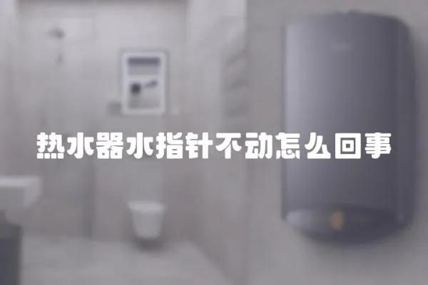 熱水器水指針不動怎么回事