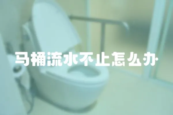 馬桶流水不止怎么辦