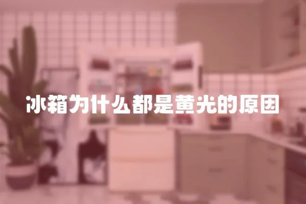 冰箱為什么都是黃光的原因