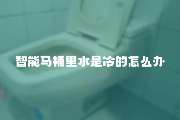 智能馬桶里水是冷的怎么辦
