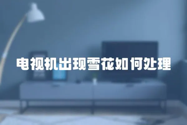 電視機出現(xiàn)雪花如何處理