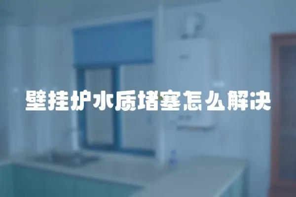 壁掛爐水質堵塞怎么解決