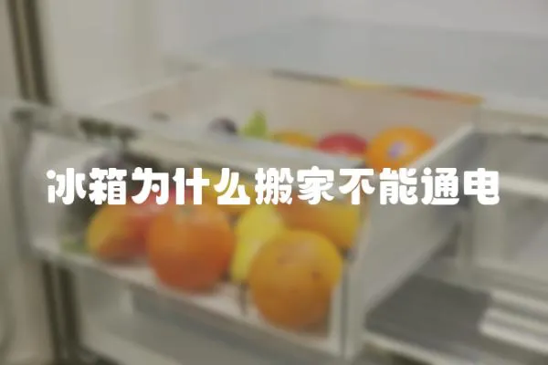 冰箱為什么搬家不能通電