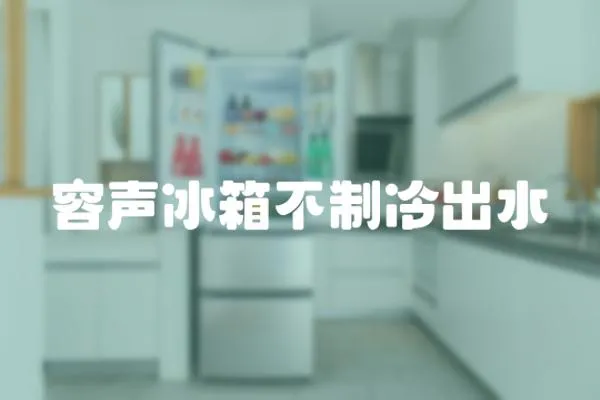 容聲冰箱不制冷出水