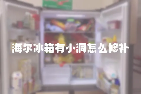海爾冰箱有小洞怎么修補