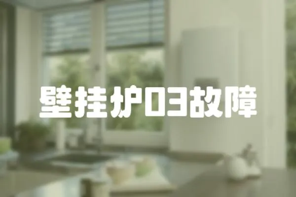 壁掛爐03故障