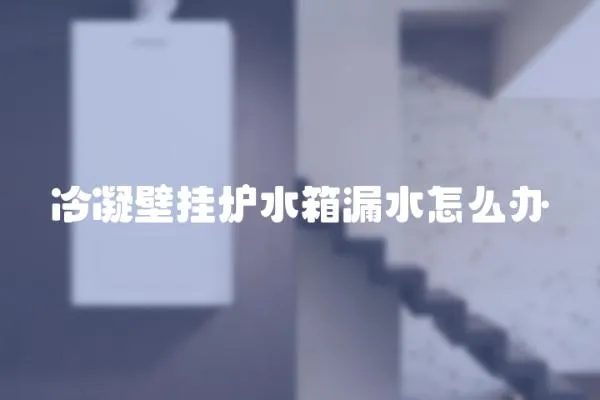 冷凝壁挂炉水箱漏水怎么办