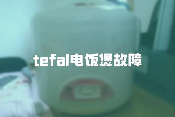 tefal電飯煲故障