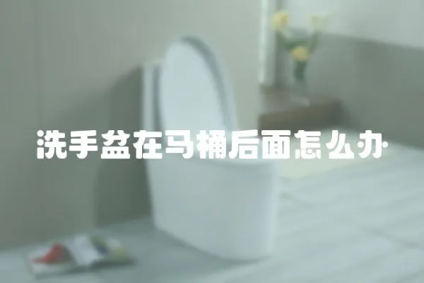 洗手盆在馬桶后面怎么辦