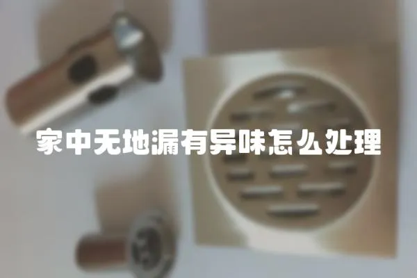 家中無地漏有異味怎么處理