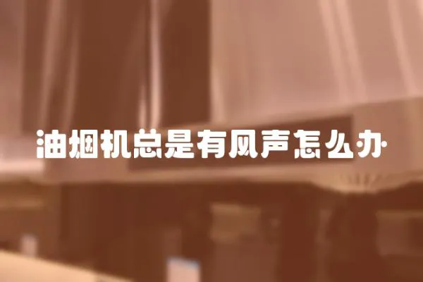 油煙機總是有風聲怎么辦