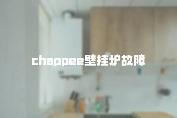 chappee壁掛爐故障
