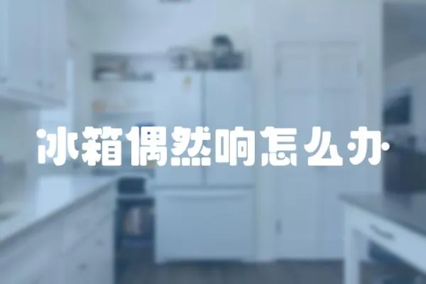 冰箱偶然響怎么辦
